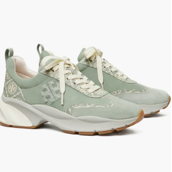 Tory Burch Shoes - Tory Burch T. monogram Good Luck Trainer Sneakers